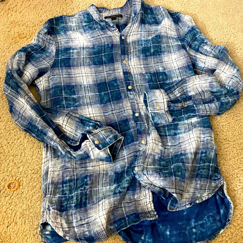 John Varvatos Acid wash shirt